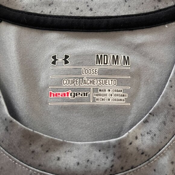 Under Armour Heatgear Shirt Adult Medium Performance Fitted Activewear Mens - Picture 4 of 9